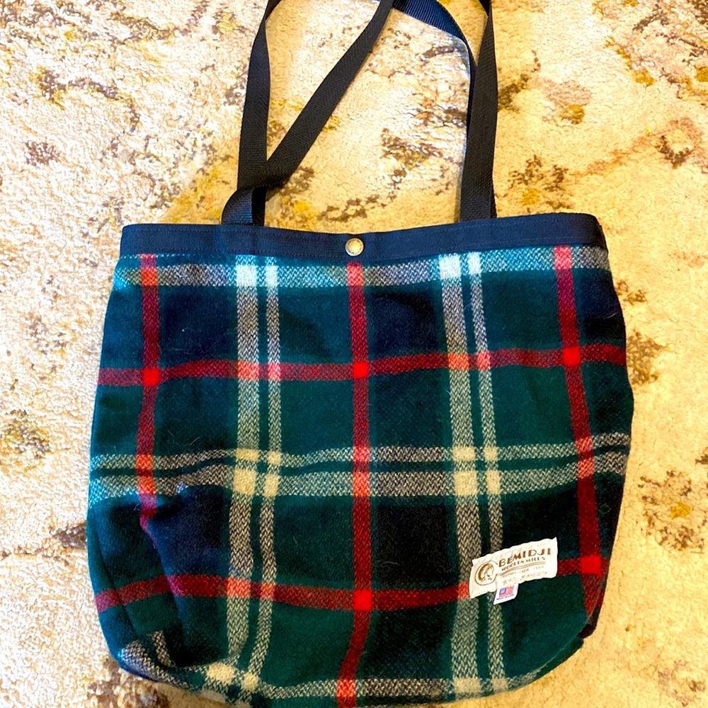 Vintage Bemidji Wool Tote